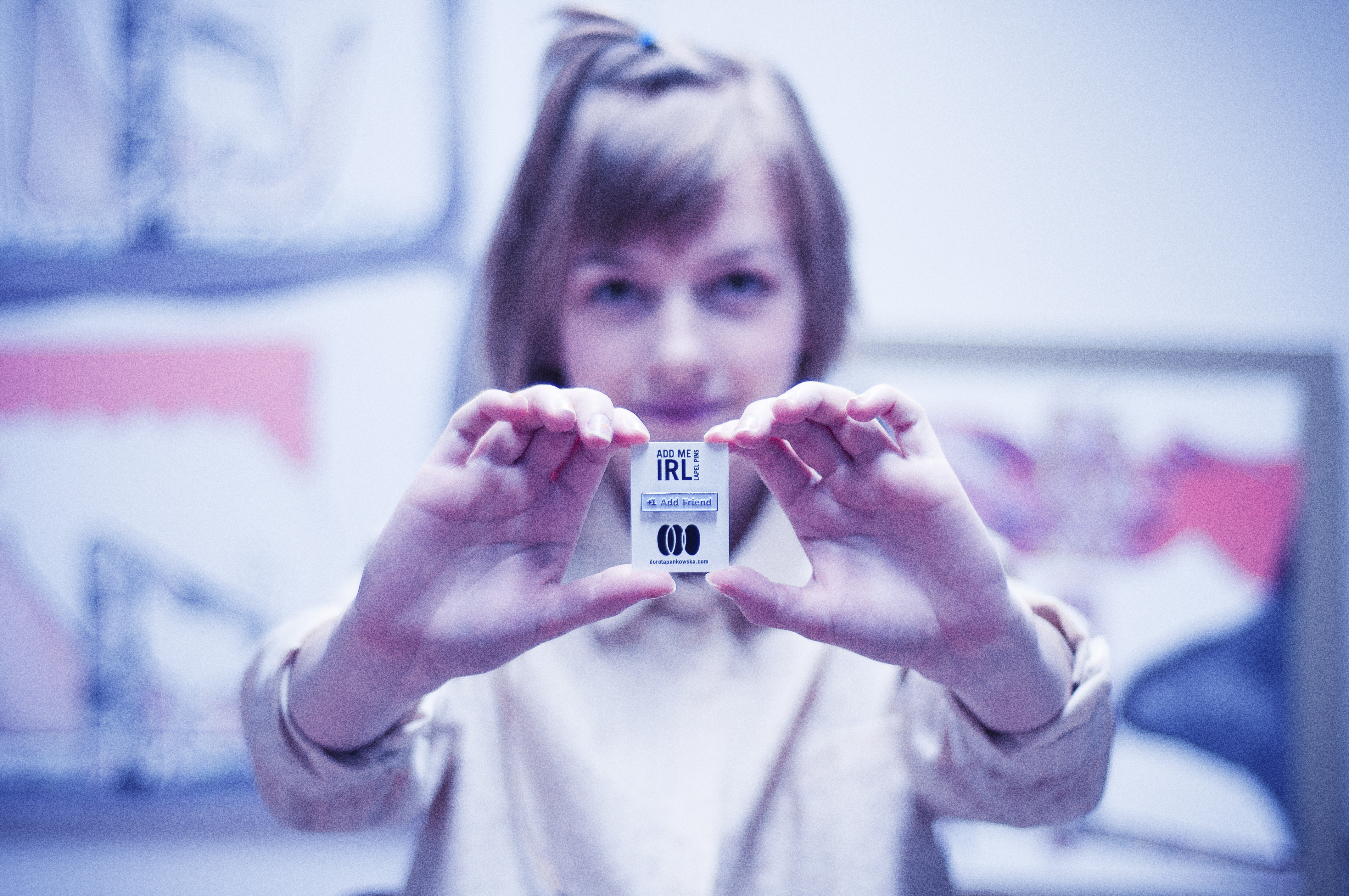 add me lapel pin, facebook lapel pin, social media lapel pin