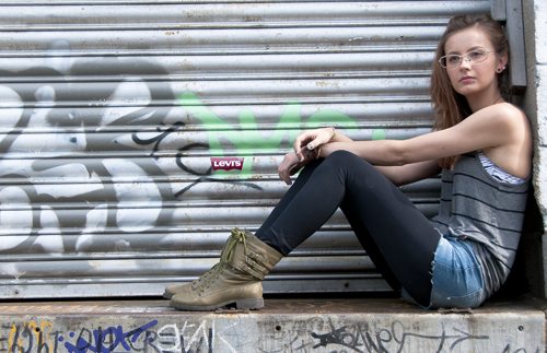 Thread wrapped glasses.