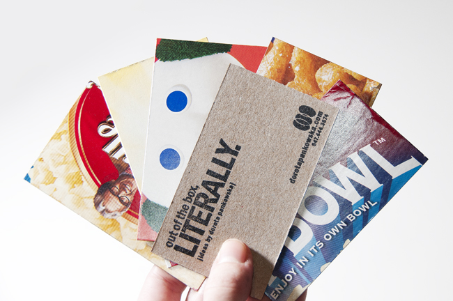 out of the box business cards